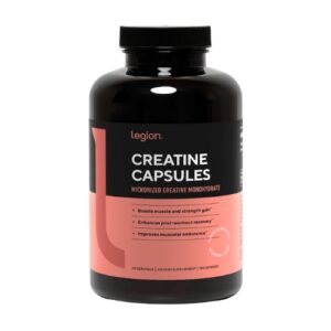 Legion Micronized Creatine Monohydrate Capsules