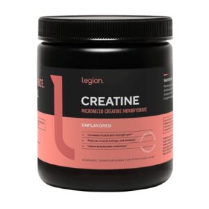 Legion Micronized Creatine Monohydrate Supplement